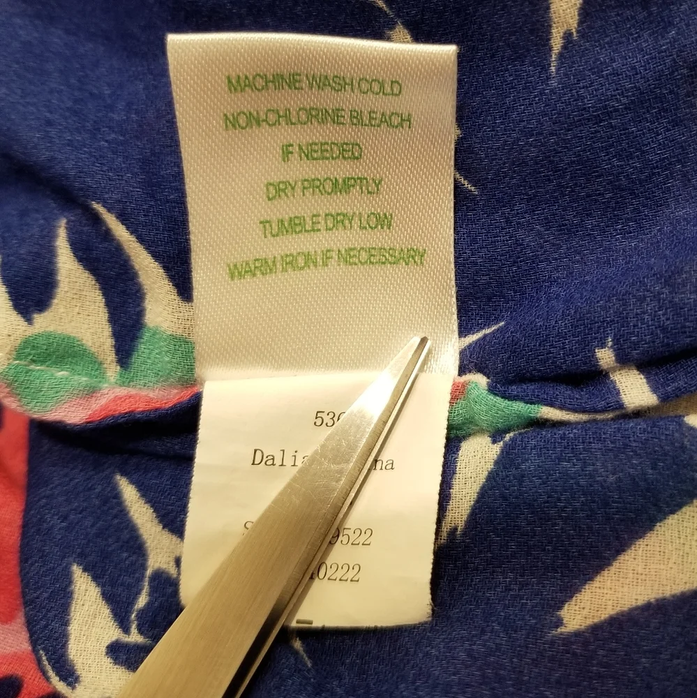 Lilly Pulitzer Lightweight Pink & Blue Floral Tunic Top Sz XS-S - Picture 7 of 11